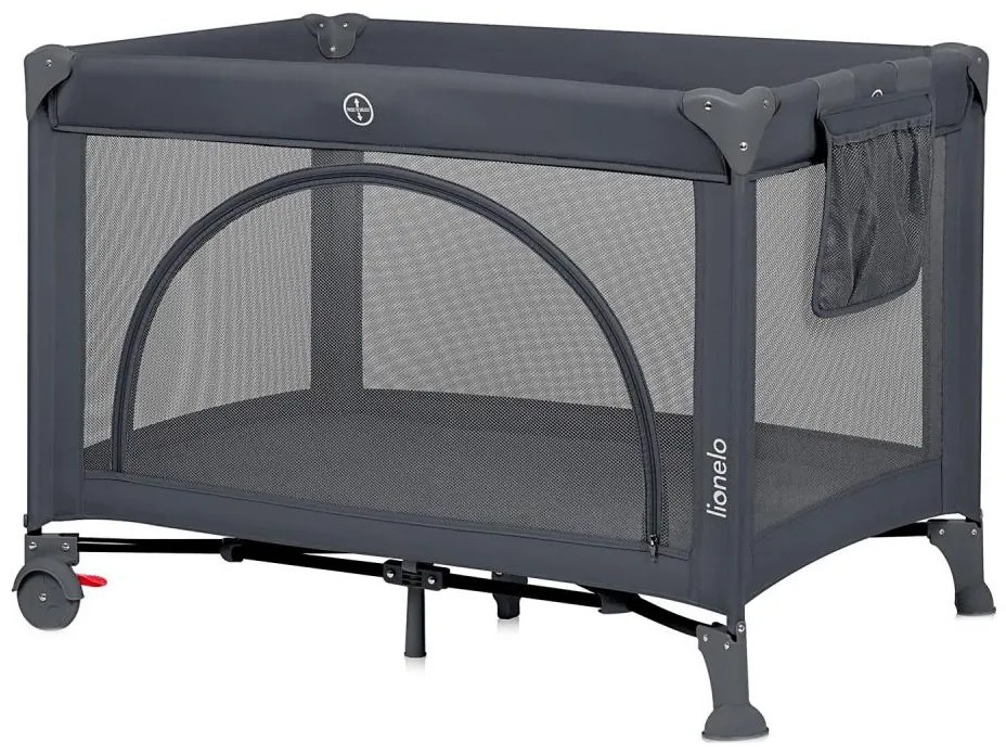 Lionelo - Utazóágy LAURA beton-szürke