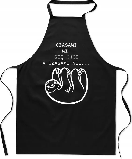 Konyhai Kötény Néha Vágyik Néha Nem Lajhár Divatos Ajándék