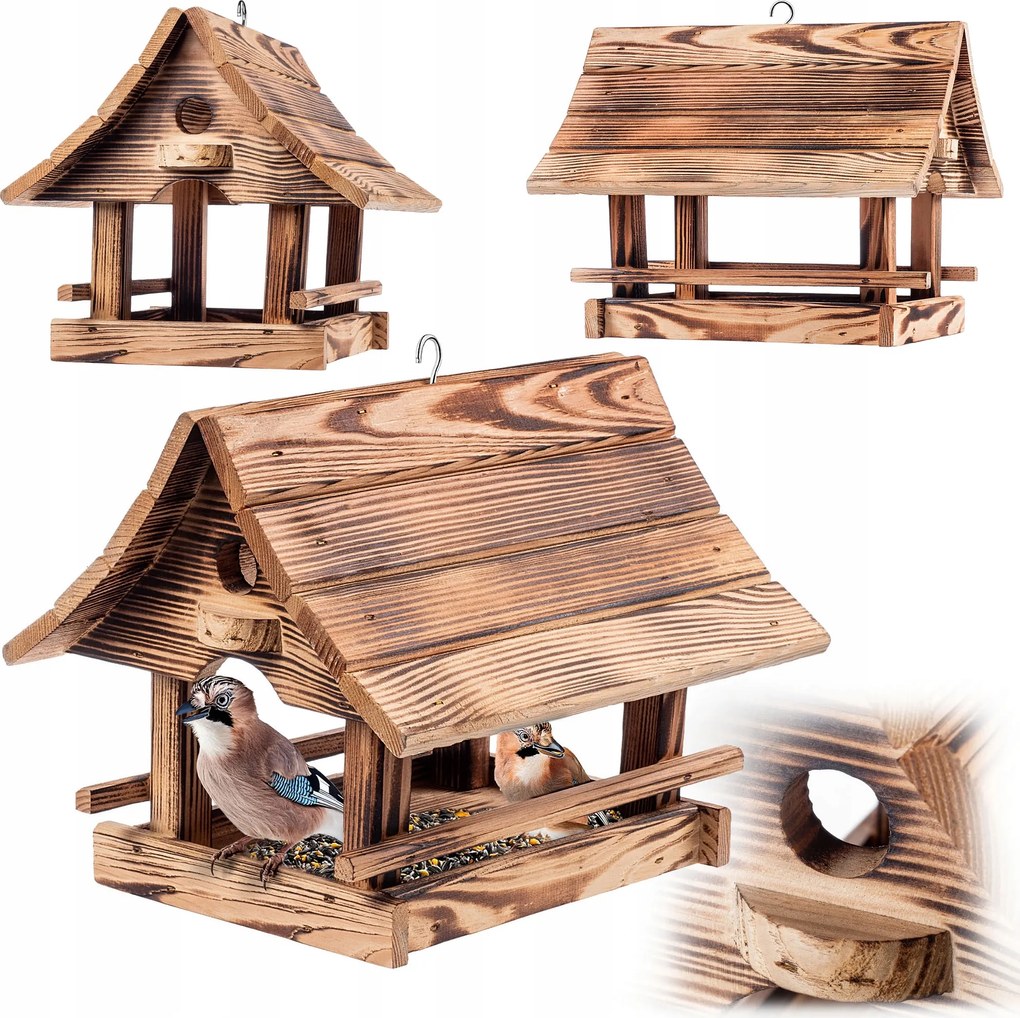 Madáretető Nagy Prémium Faház Bódé Ajándék