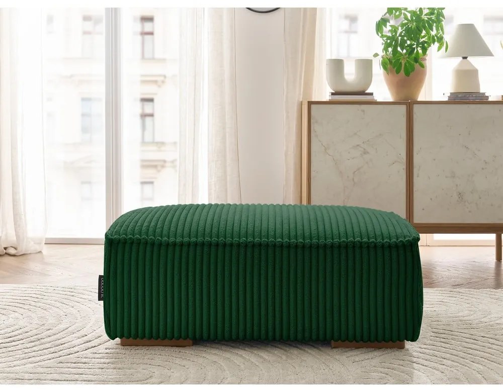 Zöld kordbársony lábtartó Chelsea – Bobochic Paris