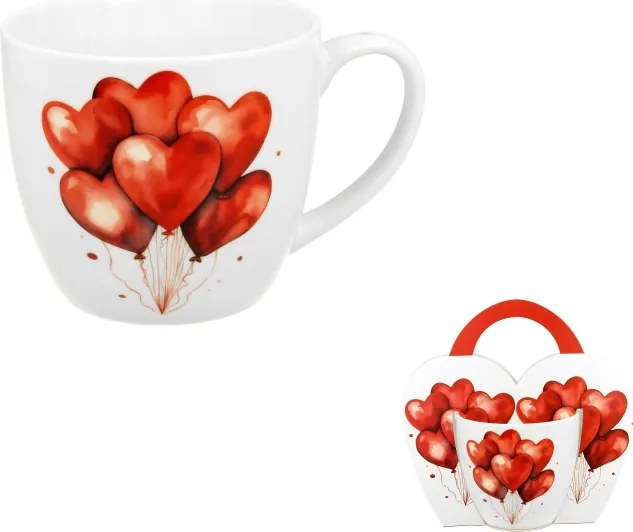 Ballon szív bögre 400 ml