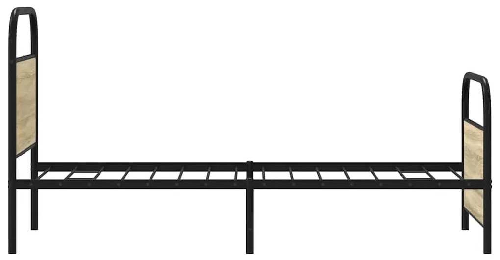 vidaXL ágykeret matrac nélkül 80x200 cm sonoma tölgyfa műfa