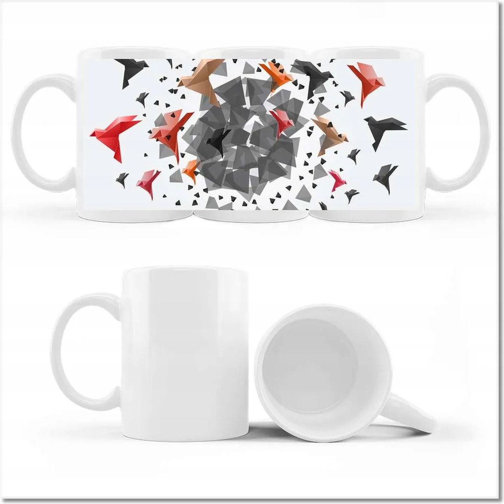 Fotó bögre Elrepülő madarak Origami