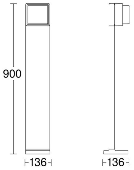 Steinel-LED Dimmelhető kültéri lámpa érzékelővel GL 85 SC 900 LED/9W/230V IP44