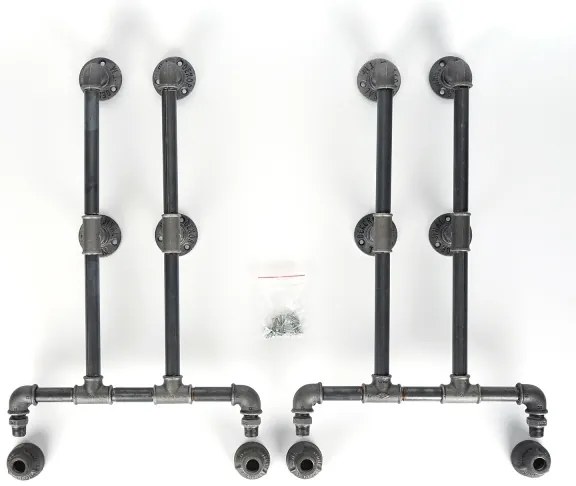 Cipősszekrény BORU 50x90 cm fekete/fenyő