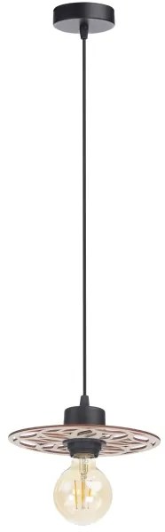 Csillár zsinóron FALCO 1xE27/60W/230V átm. 20 cm bézs