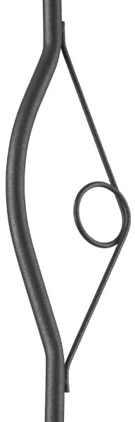 Csillár rúdon RETRO 1xE27/60W/230V antracit