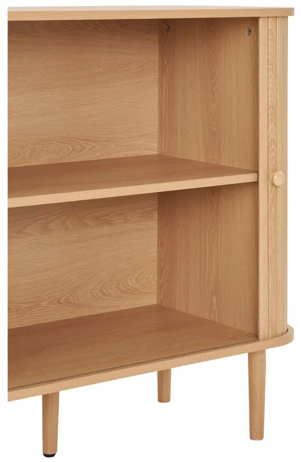 Nikko szekrény, 2 ajtó, natúr, 140x40x79 cm