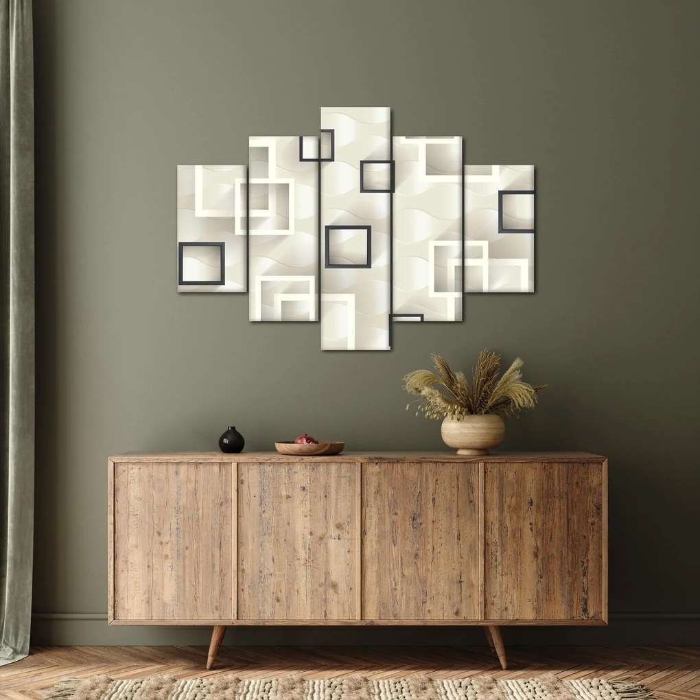 Geometriai absztrakt kép (150x105 cm)