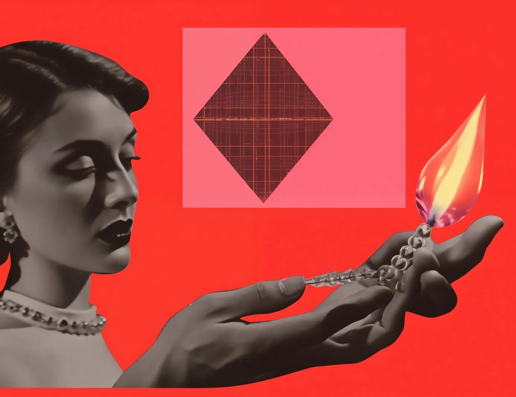 Poszter 65x50cm A valóság kiégése