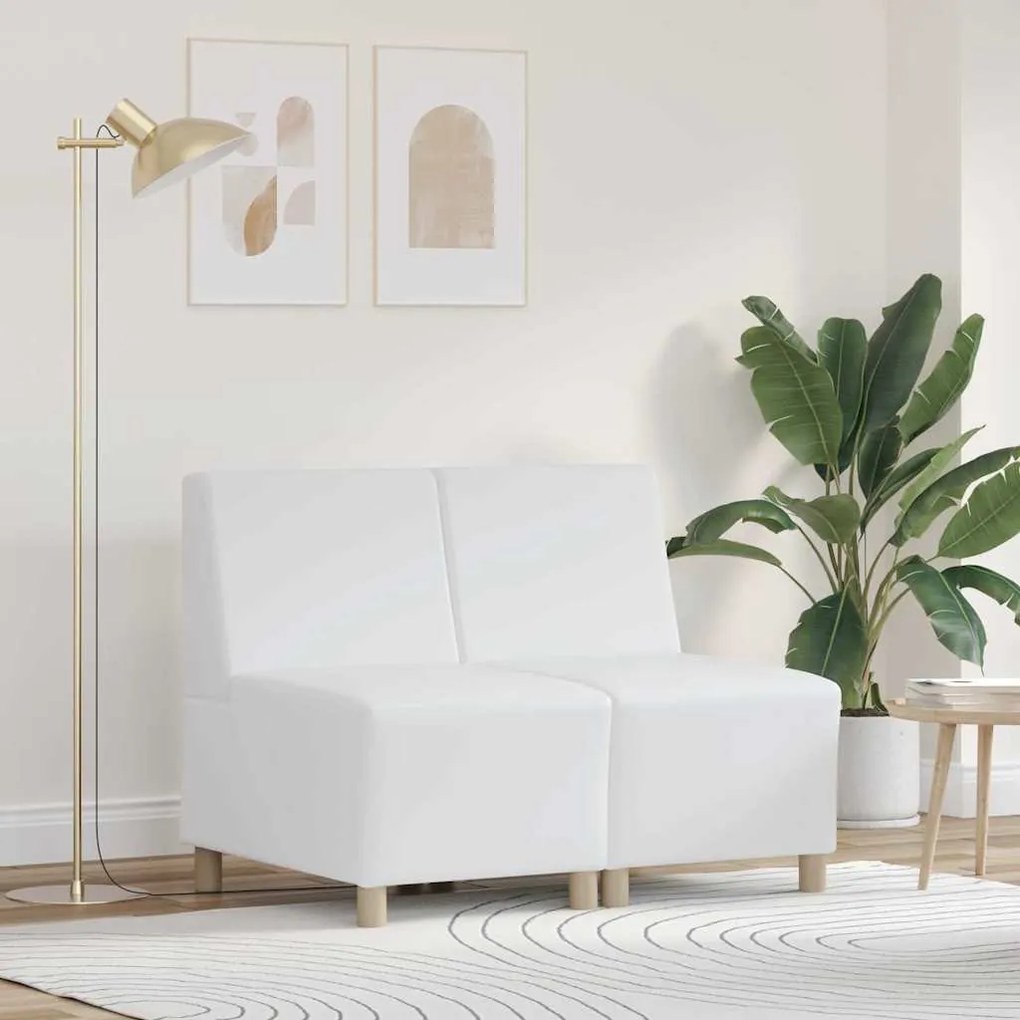 Karfa Nélküli Modularis Kanapé Egység 2 pcs Fehér