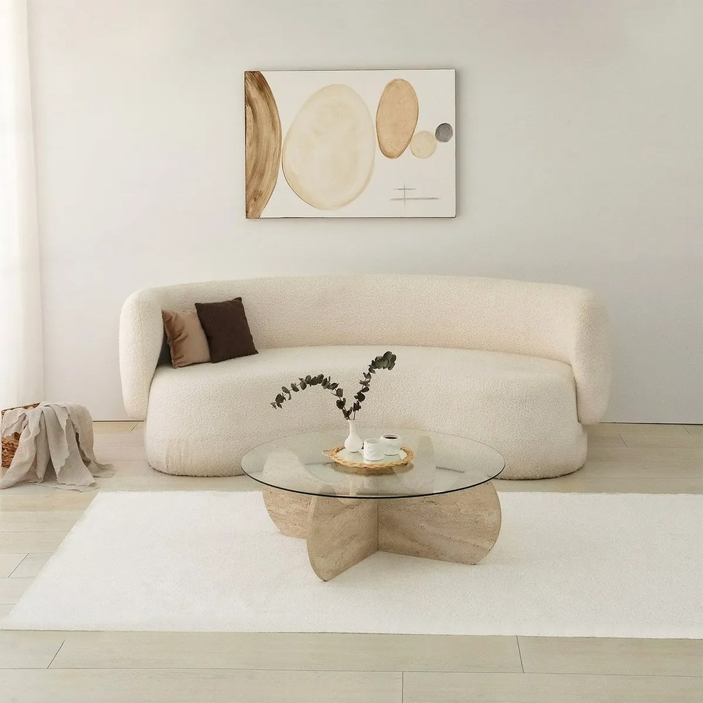 Hima Travertine konferenciaasztal