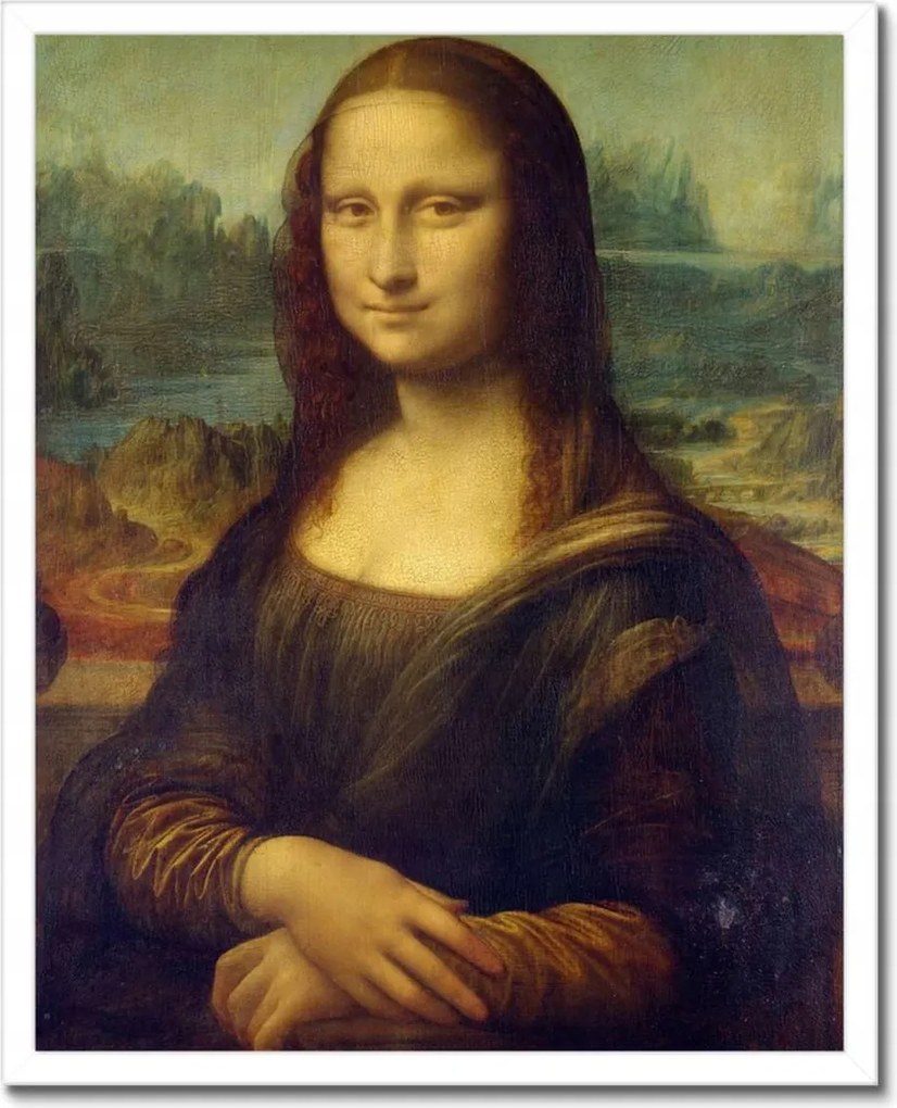 Poszterek keretben 40x50 Mona Lisa Leonardo da Vinci