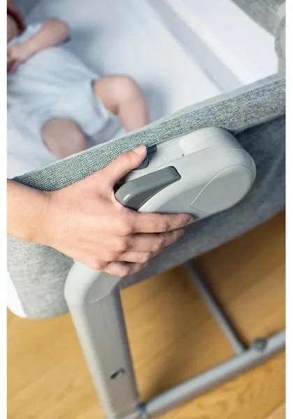 Chicco - 2 az 1-ben NEXT2ME MAGIC EVO babaágy sötétszürke