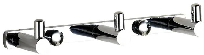 Mexen tripla törölköző fogas, Króm - 709163-00