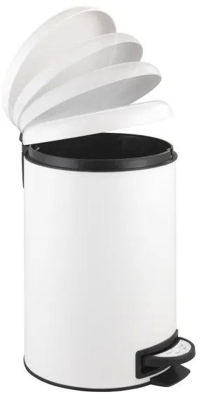 WENKO 22707100 - LEMAN szemetes 25x38 cm fehér/fekete