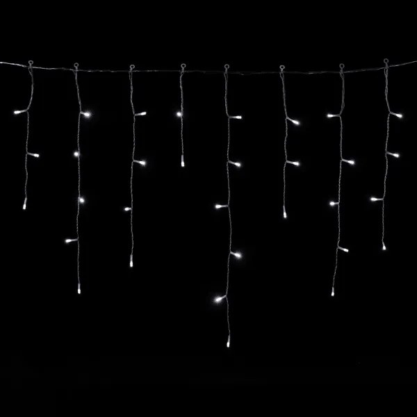 Aigostar - LED kültéri karácsonyi fényfüzér 300xLED/8 funkcióval 3xAA 18x06m IP44 hideg fehér