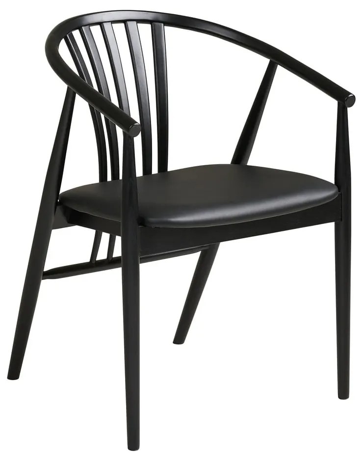 Fekete bükkfa karfás étkezőszék Agustin – House Nordic