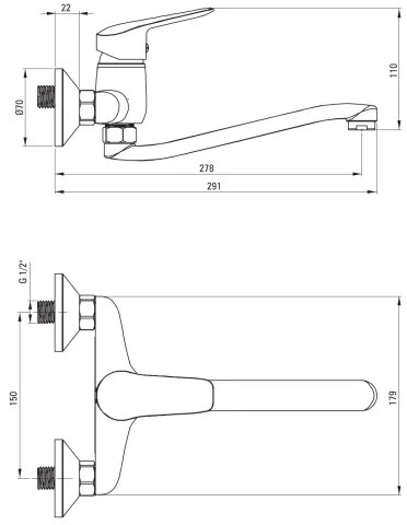 Deante BMO_N80M - BORO fekete mosogatócsaptelep