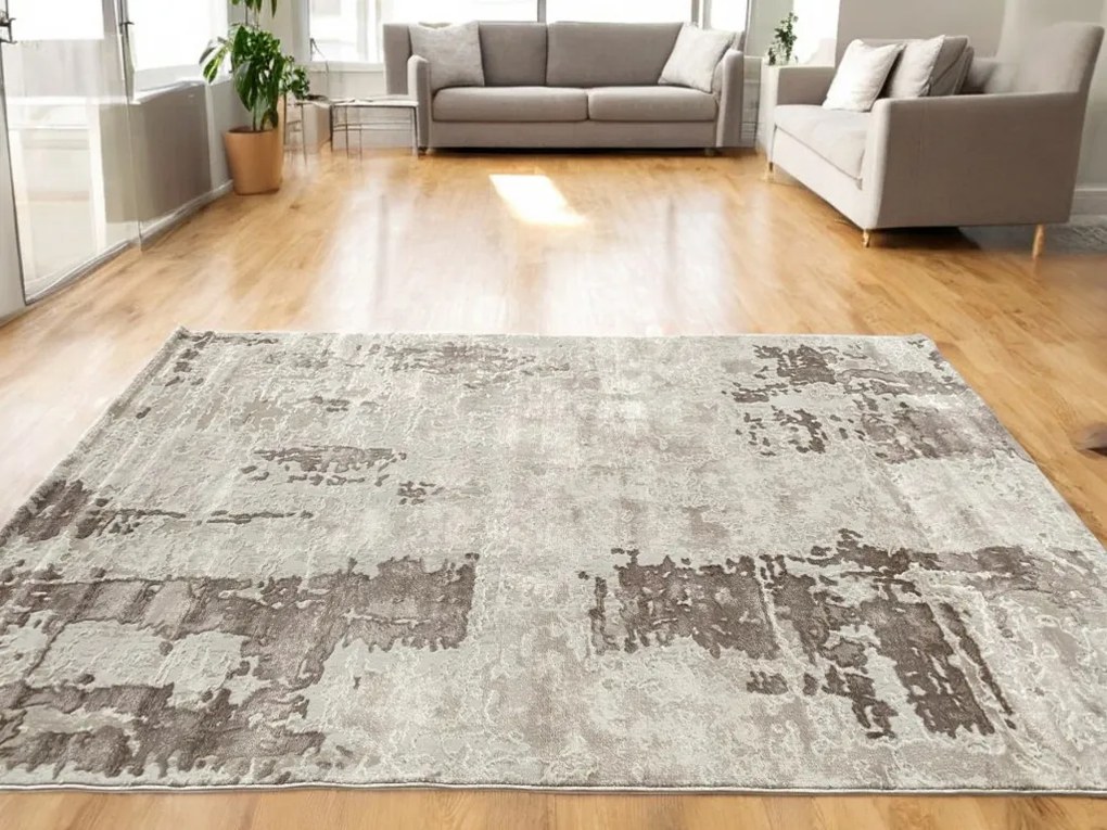 Veston 51263 bézs modern szőnyeg 60x110 cm