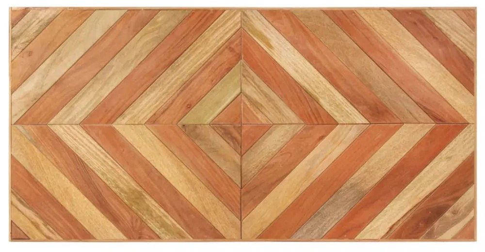 tömör akác és mangófa étkezőasztal 120 x 60 x 76 cm