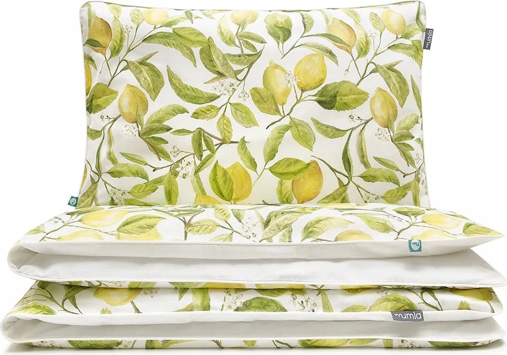 Citrom ágyneműhuzat 140x200 cm 1x 60x50 cm Mumla