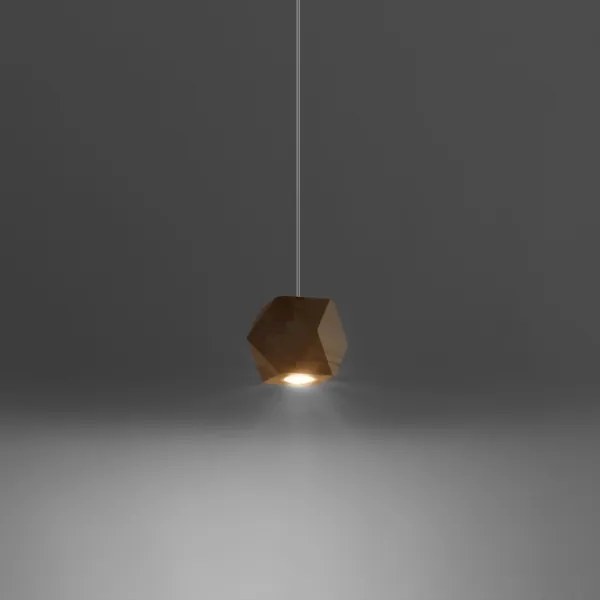 Sollux SL.1011 - Csillár zsinóron WOODY 1xGU10/40W/230V