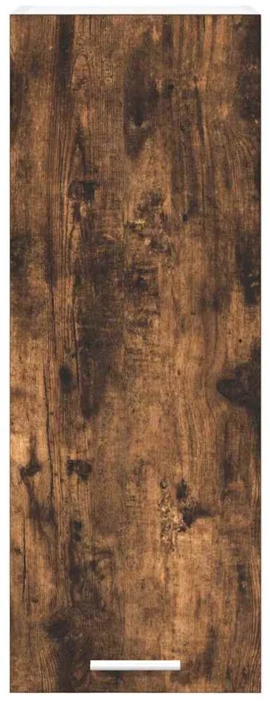 Függő szekrény Riga Füstölt tölgy és fehér 30 x 31 x 80 cm