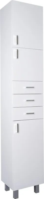 Viva STYLE fürdőszobai ÁLLÓSZEKRÉNY 192 magas POLCOS - JOBBOS - 35 x 33 x 192 cm