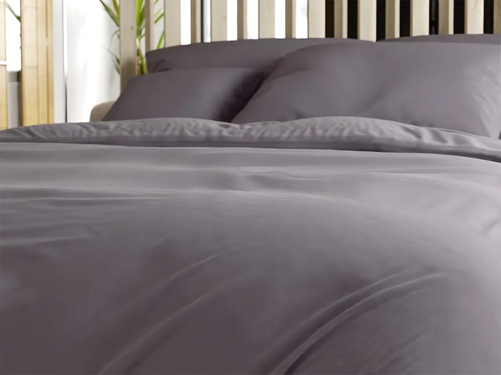 Pamut ágynemű DENYX BLEND szürke hotelszobai zseb Ágyneműhuzat mérete: 70 x 90 cm | 140 x 200 cm