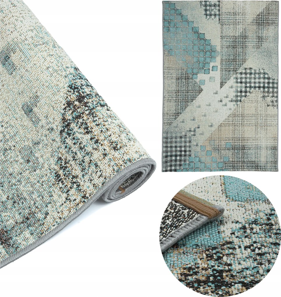 Lapos Szövésű Zsinóros Szőnyeg Szobába 80x150cm