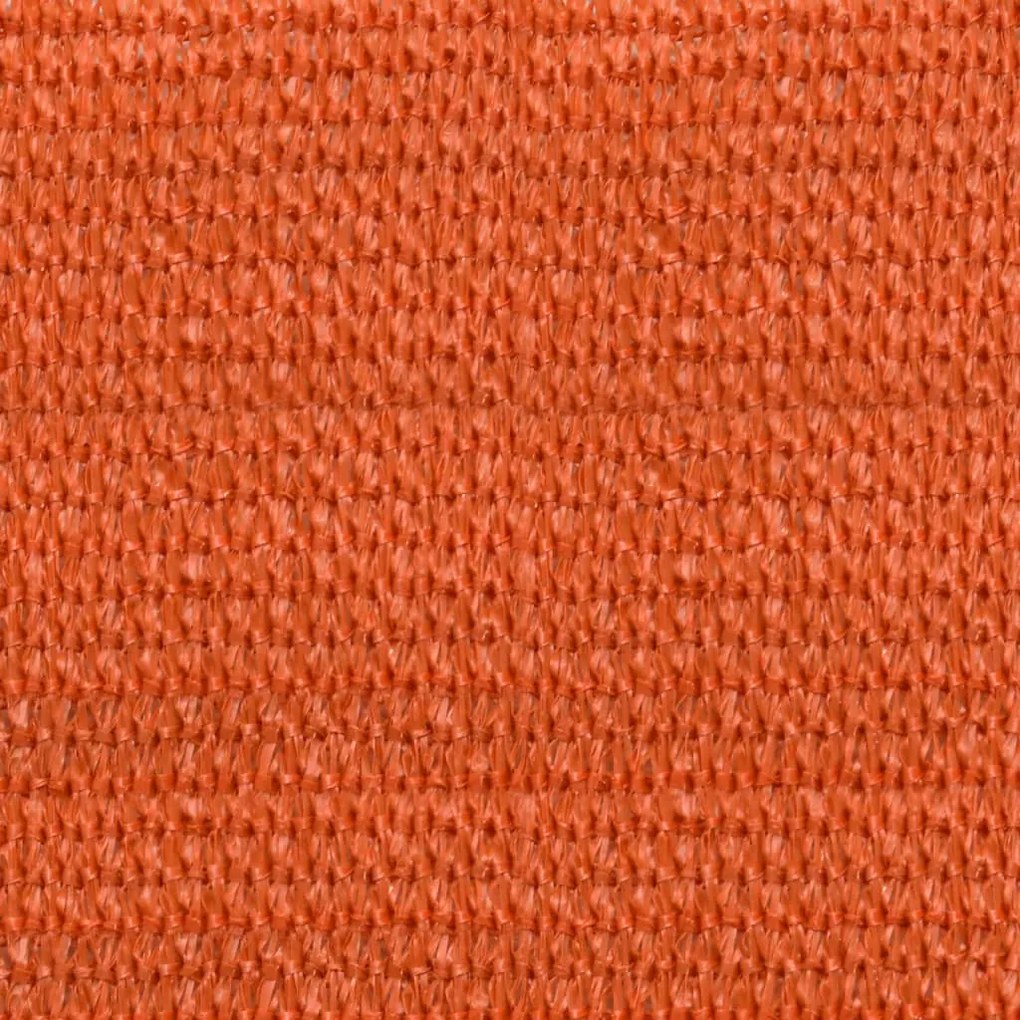 narancssárga HDPE napvitorla 160 g/m² 2,5 x 3,5 m