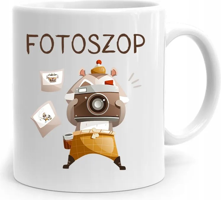 Fotós Bögre Fotós Ajándék fényképes nyomtatással