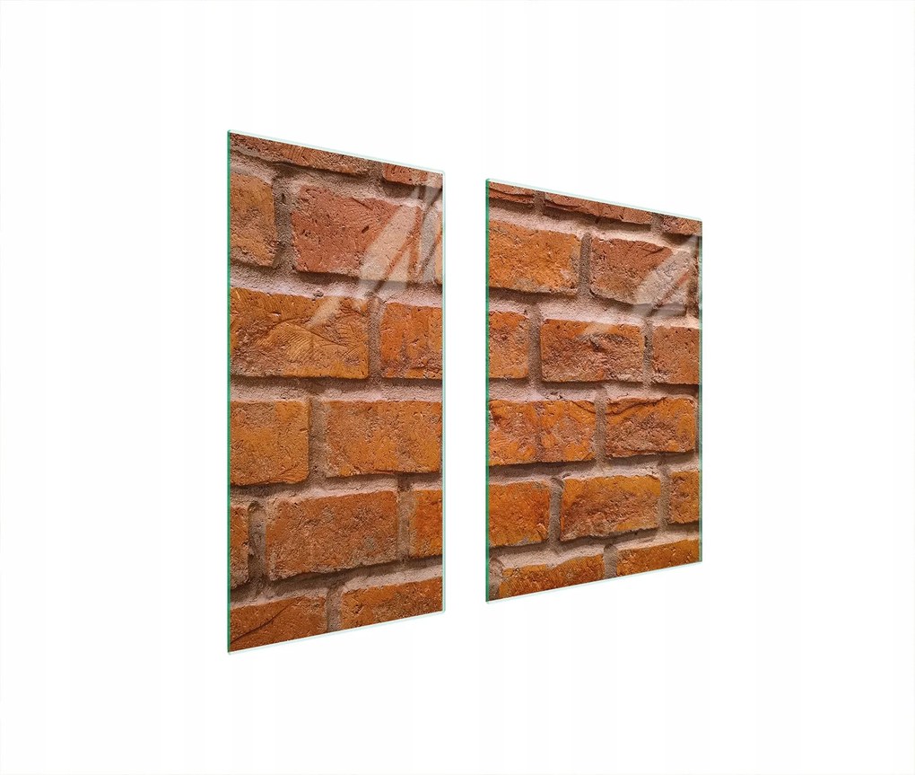 Üveg Védőlap Deszka 75x52 Tégla Edzett Üveg