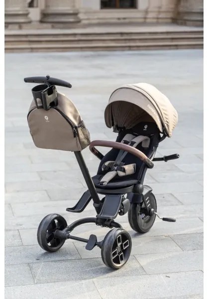 QPlay - COMFO MAX 7 az 1-ben gyerek tricikli, bézs