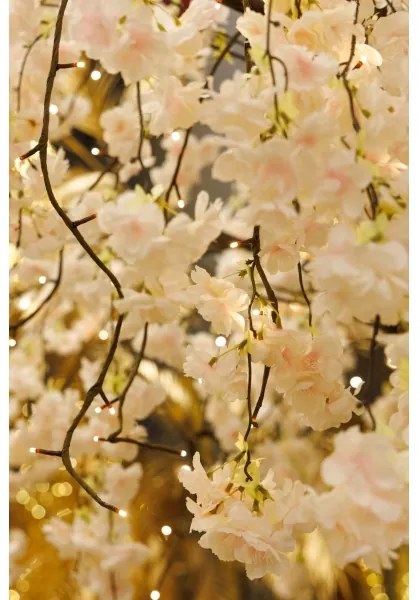 LED karácsonyi dekorációs műcseresznye fa 288 LED/230V, 2,5 m