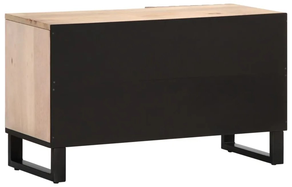 tömör mangófa TV-szekrény 80 x 34 x 46 cm