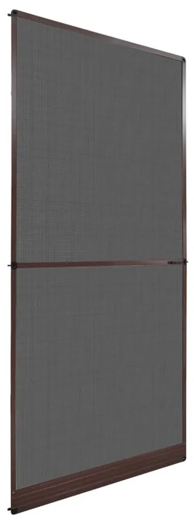 Barna zsanéros ajtó szúnyogháló 100 x 215 cm