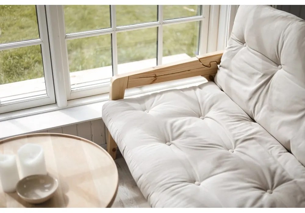 Mustársárga kinyitható kanapé 190 cm Grab Clear – Karup Design