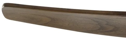 ZEVENTI - SPELLO mennyezeti ventilátor, Wi-Fi Tuya, króm/tölgy + távirányító