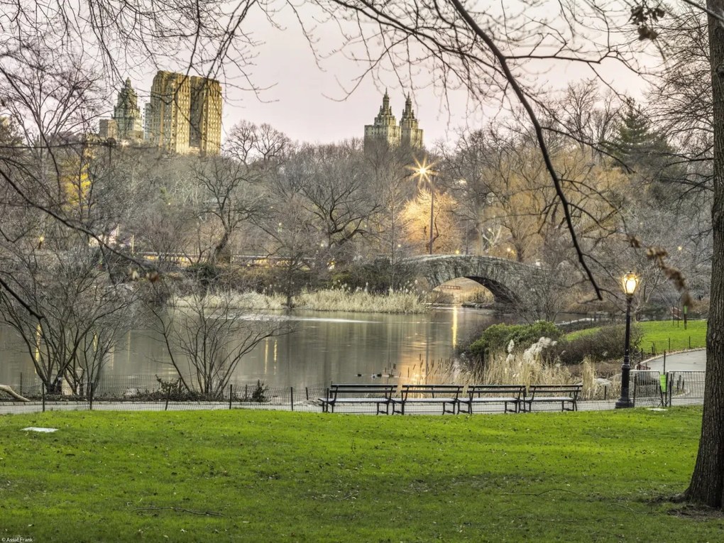 Poszter 40x30cm Központi park Manhattan panorámával 5, Assaf Frank