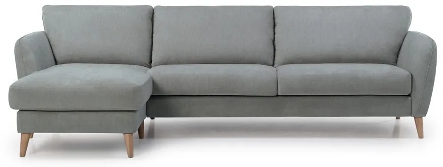 Paris világosszürke sarokkanapé, bal oldali - Scandic