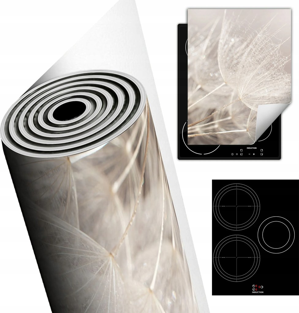 Tűzhelyvédő Szőnyeg Asztali Dekoráció 40x52 szürke virág