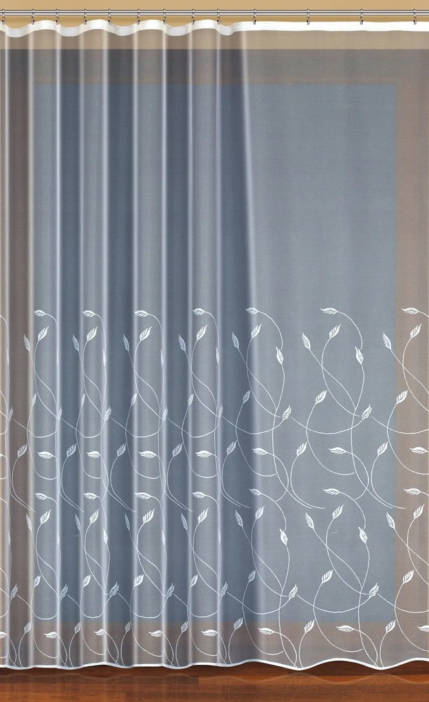 31700 Szalagfüggöny Levélmintás Finom 500X170