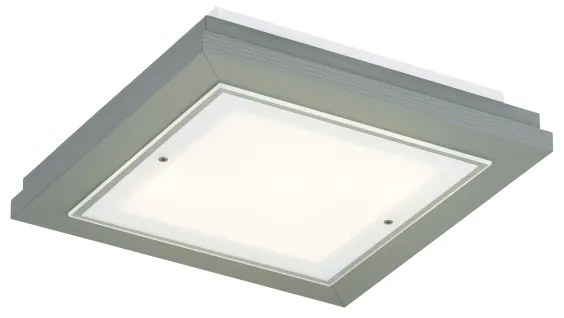 Argon 1868 - Mennyezeti lámpa TABOR 4xE27/15W/230V 42x42 cm szürke