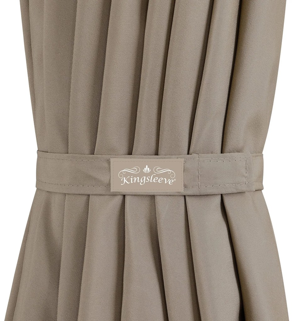 Kingsleeve® Maui kerti napernyő Ø330 cm - taupe