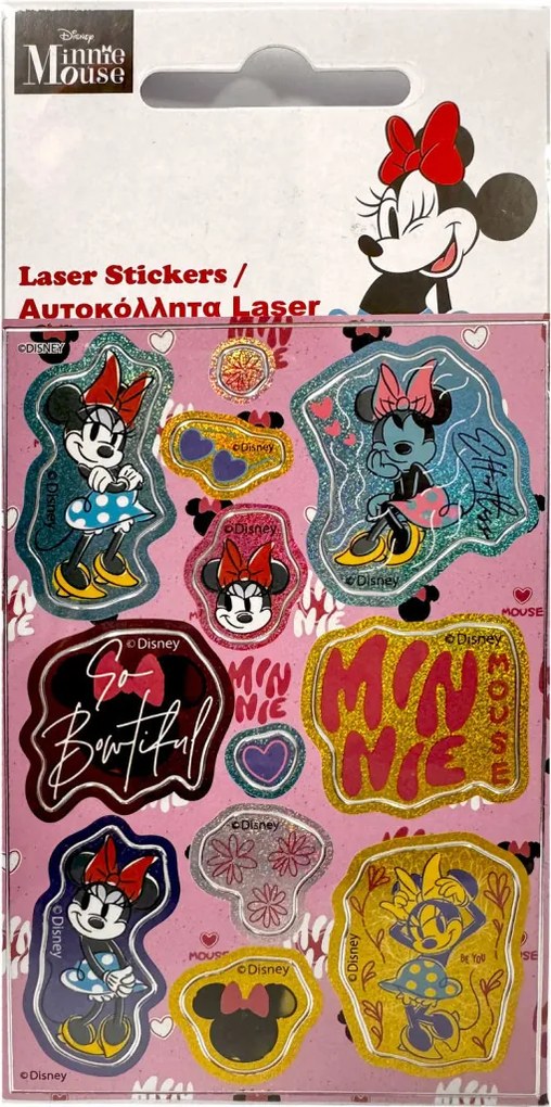 Disney Minnie Bowtiful hologrammos matrica szett