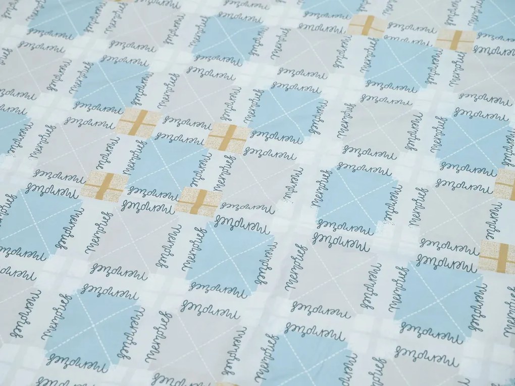 Mikroszálas ágynemű GALDAR kék Ágyneműhuzat mérete: 70 x 80 cm | 140 x 200 cm