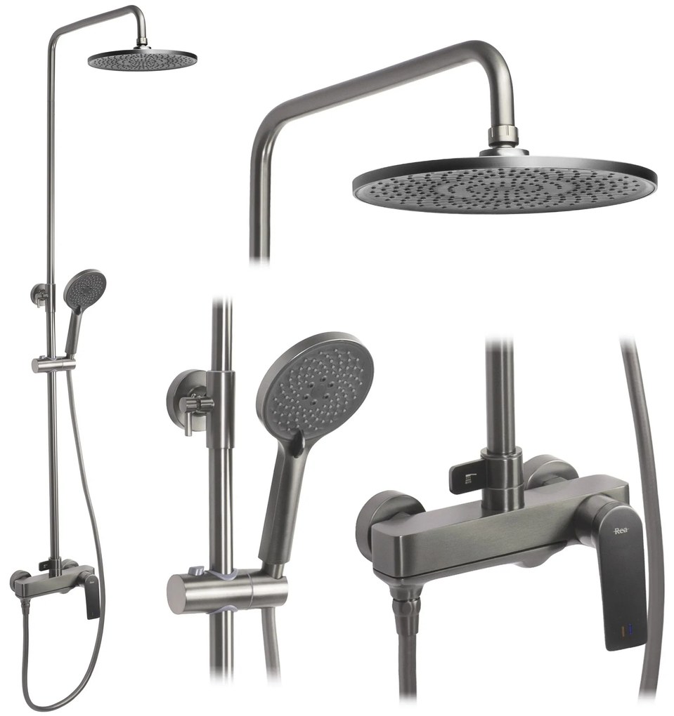 Zuhanyszett REA AVALON  Titanium