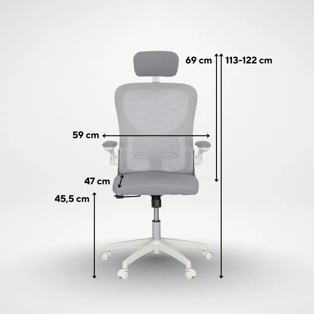 Flexo ergonomikus irodai forgószék deréktámasszal